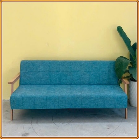Slatted Blue : Ghế Sofa Băng Đa Chức Năng + Nệm Xanh 